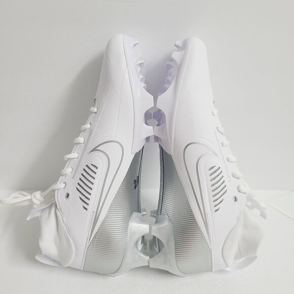 NEW Nike Vapor Edge Pro 360 2 Football Cleats DA5456-102 Size 13 White Silver #2 main image 4